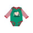thumbnail image 1 of Inktastic Mimi's Little Sweetie with Heart Cookie Boys or Girls Long Sleeve Baby Bodysuit, 1 of 5