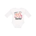 thumbnail image 1 of Inktastic Mimi's Little Sweetie with Heart Cookie Boys or Girls Long Sleeve Baby Bodysuit, 1 of 5