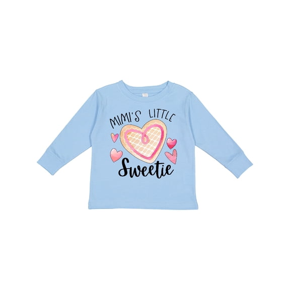 Inktastic Mimi's Little Sweetie with Heart Cookie Boys or Girls Long Sleeve Toddler T-Shirt