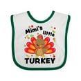 thumbnail image 1 of Inktastic Mimi's Little Turkey Boys or Girls Baby Bib, 1 of 4