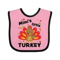 thumbnail image 1 of Inktastic Mimi's Little Turkey Boys or Girls Baby Bib, 1 of 4