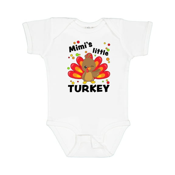Inktastic Mimi's Little Turkey Boys or Girls Baby Bodysuit