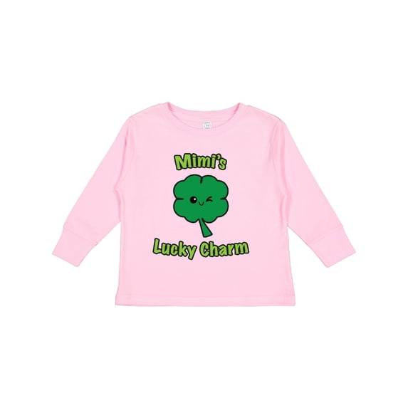 Inktastic Mimi's Lucky Charm Boys or Girls Long Sleeve Toddler T-Shirt