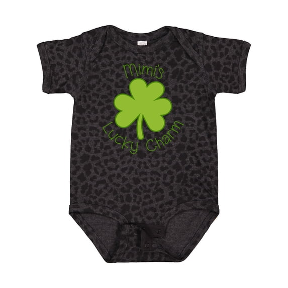 Inktastic Mimi's Lucky Charm Clover St Patrick's Day Boys or Girls Baby Bodysuit