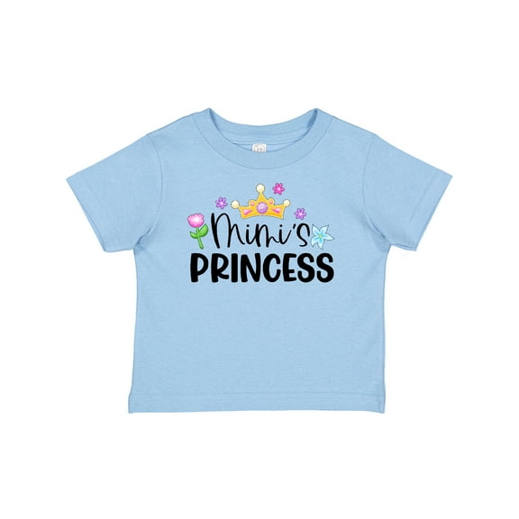 Inktastic Mimi's Princess Crown and Flowers Girls Baby T-Shirt