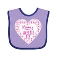 thumbnail image 1 of Inktastic Mimi's Sweetie Pie with Pink Hearts Boys or Girls Baby Bib, 1 of 4