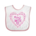 thumbnail image 1 of Inktastic Mimi's Sweetie Pie with Pink Hearts Boys or Girls Baby Bib, 1 of 4