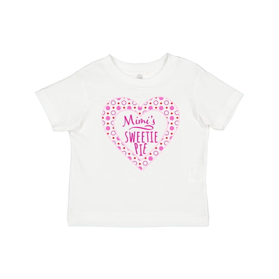Inktastic Mimi's Sweetie Pie with Pink Hearts Boys or Girls Baby T-Shirt
