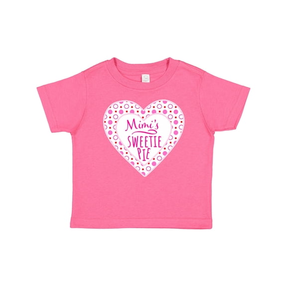 Inktastic Mimi's Sweetie Pie with Pink Hearts Boys or Girls Baby T-Shirt