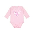 thumbnail image 1 of Inktastic Mimi's Sweetie Pie with Pink Hearts Boys or Girls Long Sleeve Baby Bodysuit, 1 of 5