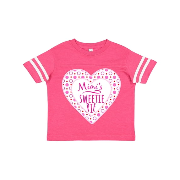 Inktastic Mimi's Sweetie Pie with Pink Hearts Boys or Girls Toddler T-Shirt