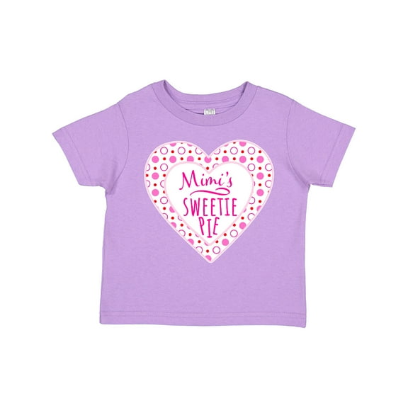 Inktastic Mimi's Sweetie Pie with Pink Hearts Boys or Girls Toddler T-Shirt