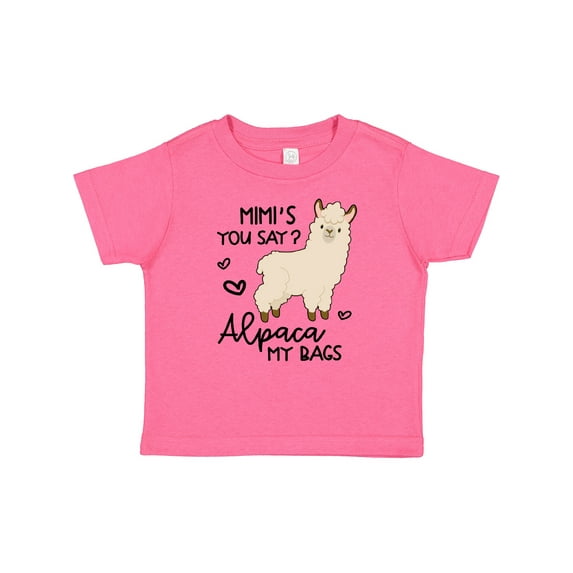 Inktastic Mimi's You Say Alpaca My Bags Boys or Girls Baby T-Shirt