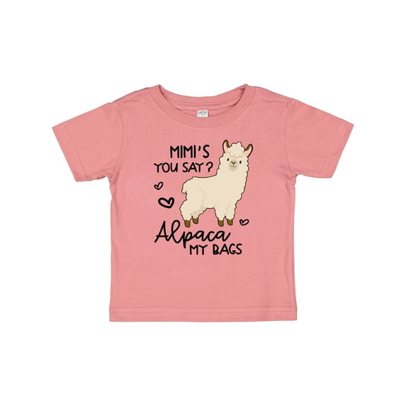 Inktastic Mimi's You Say Alpaca My Bags Boys or Girls Baby T-Shirt