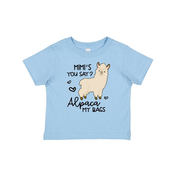 Inktastic Mimi's You Say Alpaca My Bags Boys or Girls Baby T-Shirt