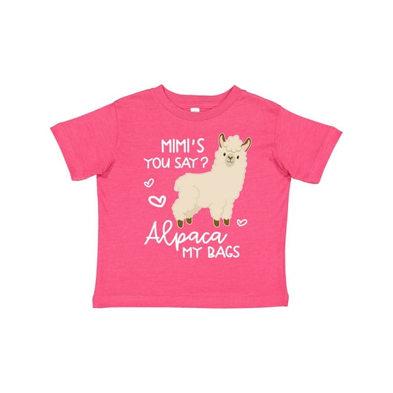 Inktastic Mimi's You Say Alpaca My Bags Boys or Girls Toddler T-Shirt