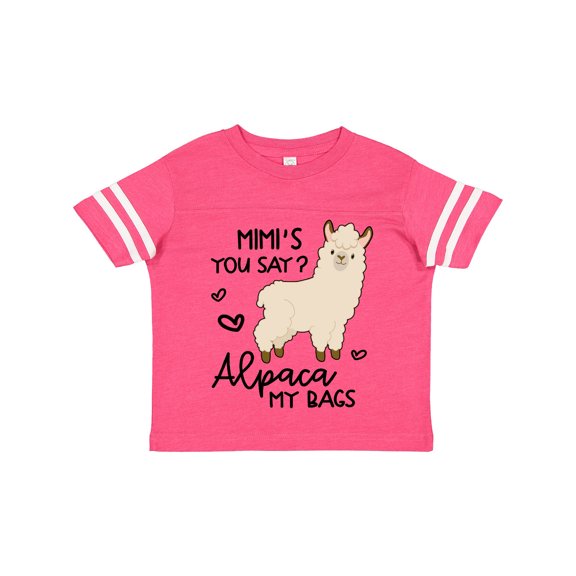 Inktastic Mimi's You Say Alpaca My Bags Boys or Girls Toddler T-Shirt