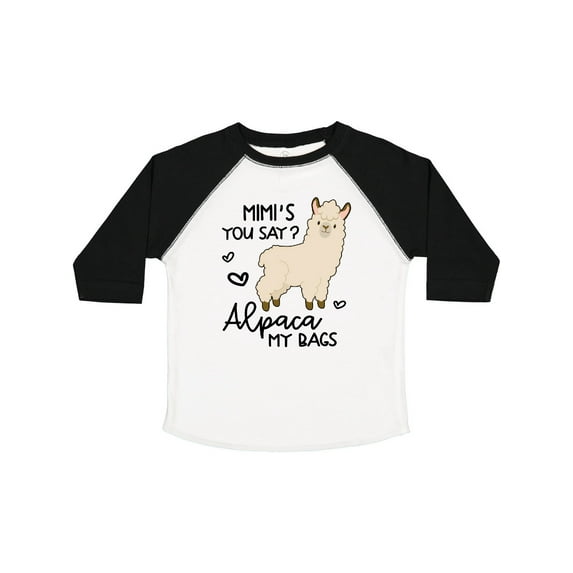 Inktastic Mimi's You Say Alpaca My Bags Boys or Girls Toddler T-Shirt
