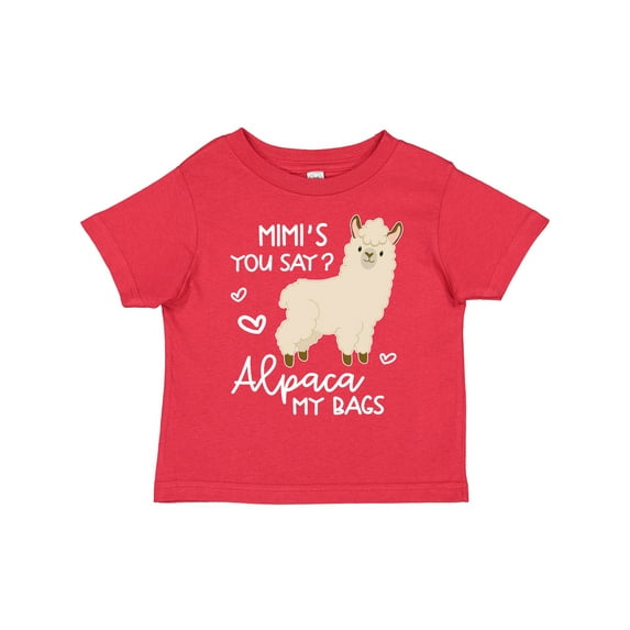 Inktastic Mimi's You Say Alpaca My Bags Boys or Girls Toddler T-Shirt