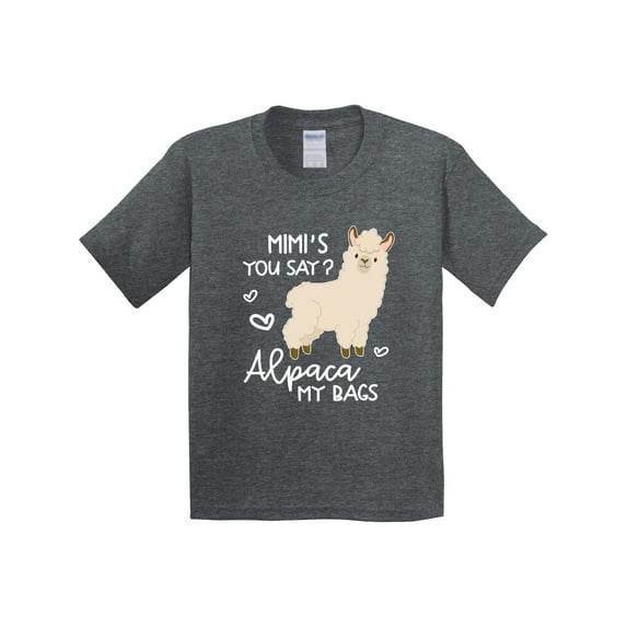 Inktastic Mimi's You Say Alpaca My Bags Youth T-Shirt