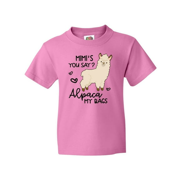 Inktastic Mimi's You Say Alpaca My Bags Youth T-Shirt