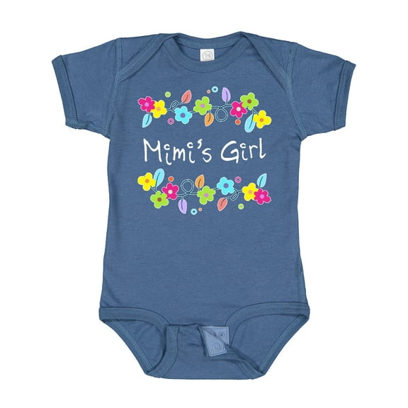 Inktastic Mimis Girl Bright Flowers Girls Baby Bodysuit