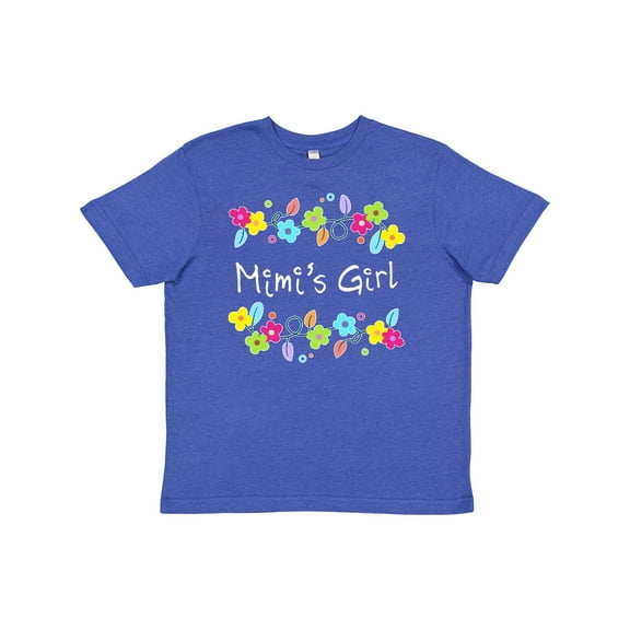 Inktastic Mimis Girl- Bright Flowers Youth T-Shirt