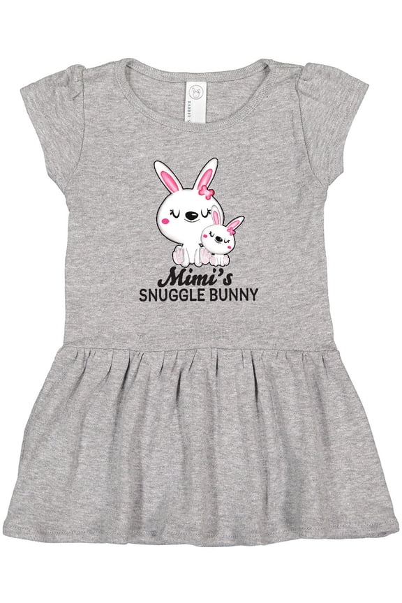 Mimis Snuggle Bunny Easter Girls Toddler Dress