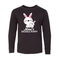 thumbnail image 1 of Inktastic Mimis Snuggle Bunny Easter Long Sleeve Youth T-Shirt, 1 of 5