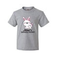 thumbnail image 1 of Inktastic Mimis Snuggle Bunny Easter Youth T-Shirt, 1 of 5