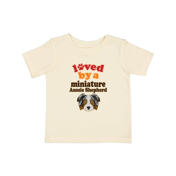 Inktastic Miniature Australian Shepherd Mini Aussie Boys or Girls Baby T-Shirt