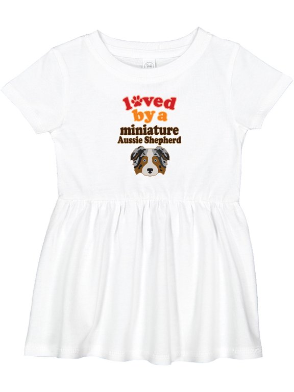 Miniature Australian Shepherd Mini Aussie Girls Baby Dress