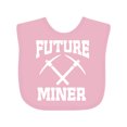 thumbnail image 1 of Inktastic Mining Future Miner Boys or Girls Baby Bib, 1 of 4