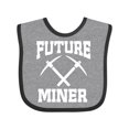thumbnail image 1 of Inktastic Mining Future Miner Boys or Girls Baby Bib, 1 of 4