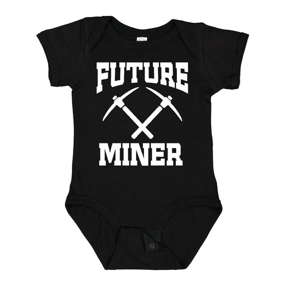 Inktastic Mining Future Miner Boys or Girls Baby Bodysuit