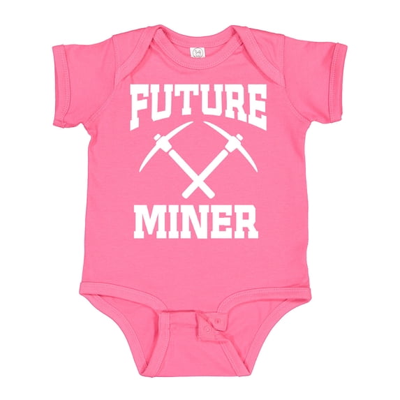 Inktastic Mining Future Miner Boys or Girls Baby Bodysuit