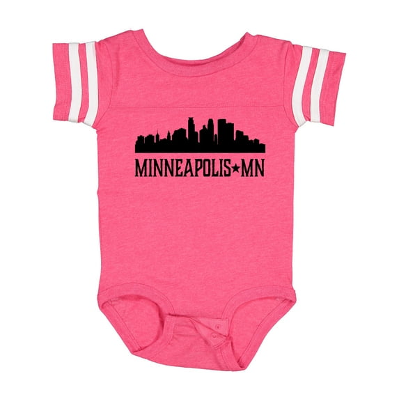 Inktastic Minneapolis Minnesota City Skyline Boys or Girls Baby Bodysuit