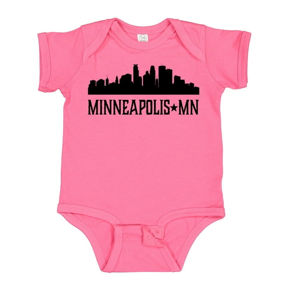 Inktastic Minneapolis Minnesota City Skyline Boys or Girls Baby Bodysuit