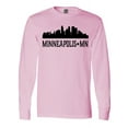 thumbnail image 1 of Inktastic Minneapolis Minnesota City Skyline Long Sleeve T-Shirt, 1 of 5