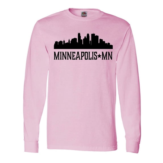 Inktastic Minneapolis Minnesota City Skyline Long Sleeve T-Shirt