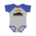 thumbnail image 1 of Inktastic Minneapolis Minnesota Skyline Retro Sunset Boys or Girls Baby Bodysuit, 1 of 5