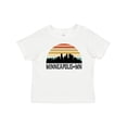 thumbnail image 1 of Inktastic Minneapolis Minnesota Skyline Retro Sunset Boys or Girls Baby T-Shirt, 1 of 5