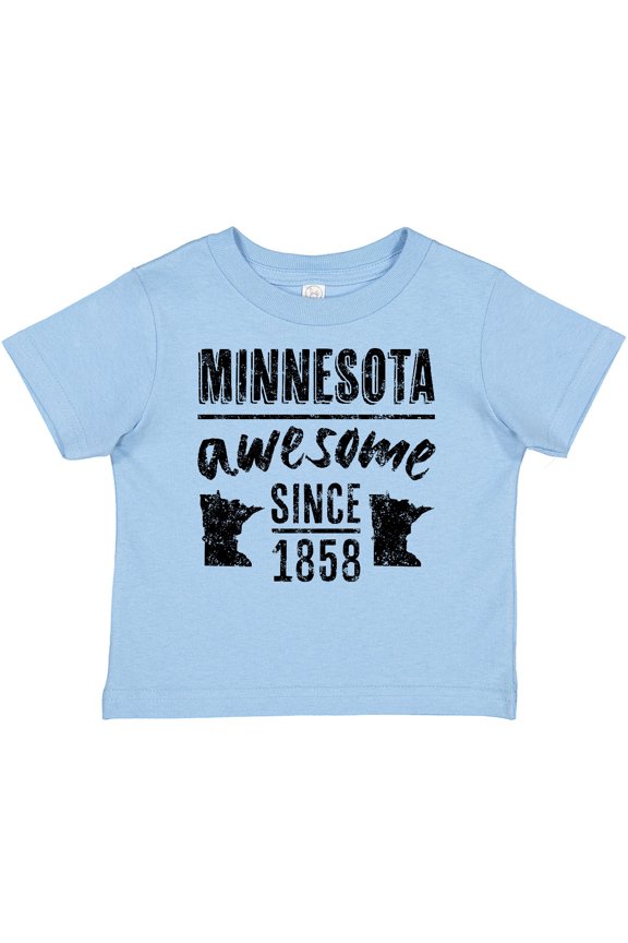 Minnesota Awesome Since 1858 Boys or Girls Baby T-Shirt