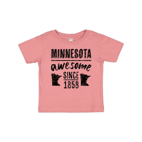 Inktastic Minnesota Awesome Since 1858 Boys or Girls Baby T-Shirt