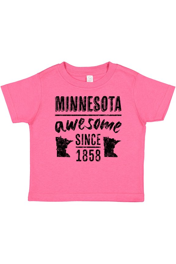 Minnesota Awesome Since 1858 Boys or Girls Baby T-Shirt