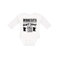 thumbnail image 1 of Inktastic Minnesota Awesome Since 1858 Boys or Girls Long Sleeve Baby Bodysuit, 1 of 5