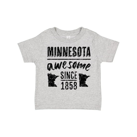 Inktastic Minnesota Awesome Since 1858 Boys or Girls Toddler T-Shirt