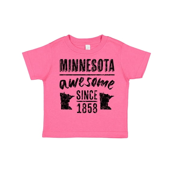 Inktastic Minnesota Awesome Since 1858 Boys or Girls Toddler T-Shirt