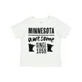 thumbnail image 1 of Inktastic Minnesota Awesome Since 1858 Boys or Girls Toddler T-Shirt, 1 of 5
