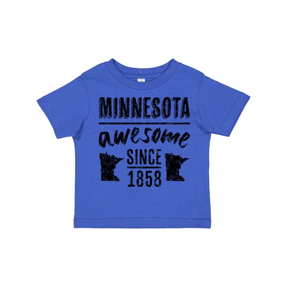 Inktastic Minnesota Awesome Since 1858 Boys or Girls Toddler T-Shirt